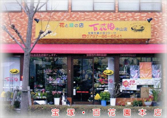 「百花園」　（兵庫県宝塚市）の花屋店舗写真1